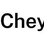 Cheyenne Sans Novus