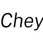 Cheyenne Sans Novus