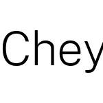 Cheyenne Sans Novus