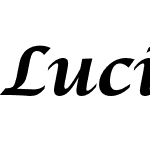 Lucida Calligraphy