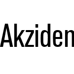 AkzidenzGroteskBE