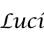 Lucida Calligraphy Std