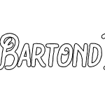 Bartond Typeface