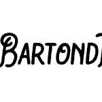 Bartond Typeface