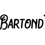 Bartond Typeface