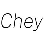 Cheyenne Sans Novus