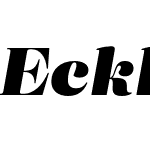 Eckhart-HeadlineBlackItalic