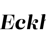 Eckhart-HeadlineBoldItalic