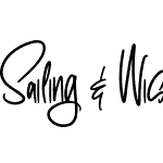 Sailing & Wishes Font