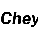 Cheyenne Sans Novus