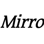 Mirror Condensed