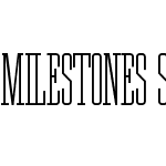 Milestones Serif Font