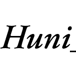 Huni_Adobe Garamond  It