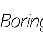 Boring Sans B