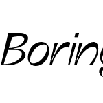 Boring Sans C