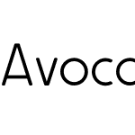 Avocado Sans Thin