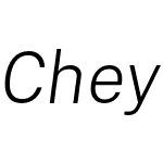 Cheyenne Sans Novus