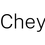 Cheyenne Sans Novus