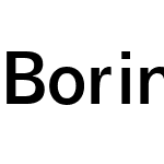 Boring Sans A Trial