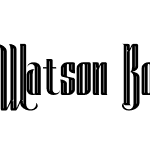 Watson Bold Inline