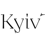 KyivType Titling