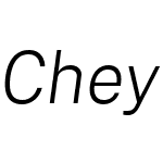 Cheyenne Sans Novus