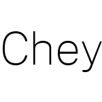 Cheyenne Sans Novus