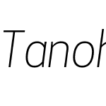 Tanohe Sans