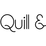 Quill & Ink Font