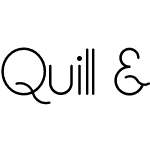 Quill & Ink Font