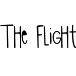 The Flight Font