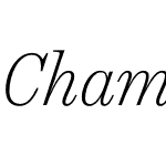 Chamberi Text