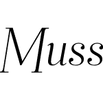 Mussica Italic OT