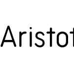 Aristotelica Pro Text Condensed