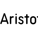 Aristotelica Pro Text Condensed