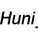 Huni_Swiss 733 Md WS Italic