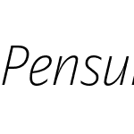 Pensum Sans