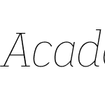 Academy Serif