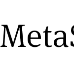 Meta Serif Pro