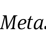 Meta Serif Pro