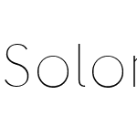 Solomon Sans