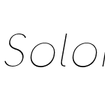 Solomon Sans