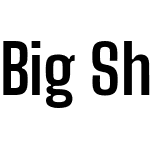 Big Shoulders Text