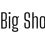 Big Shoulders Text