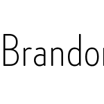 Brandon Grotesque Cond