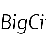 BigCity Grotesque Pro