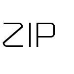 Zip Typeface