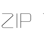 Zip Typeface