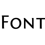 Fontin Sans CR