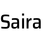 Saira SemiCondensed Medium